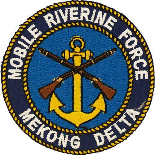 Eagle Emblems 3" Men's Vietnam Mekong Delta Patch - Blue - Eagle Leather