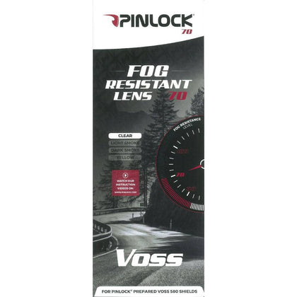 Voss 580 Pinlock Insert Clear: Shop the Clear Voss 580 Modular Anti-Fog Pinlock Faceshield Today!Ride safer &amp; more comfor