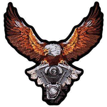 12" Storm Clouds Patch - Eagle Leather