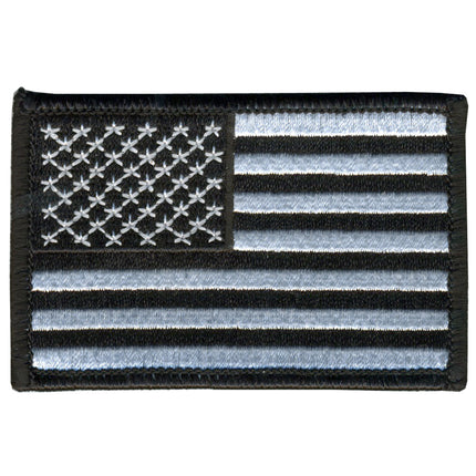 American Flag Black-White Black and White 3 Inch