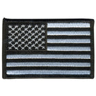 American Flag Black-White Black and White 3 Inch: A 3
