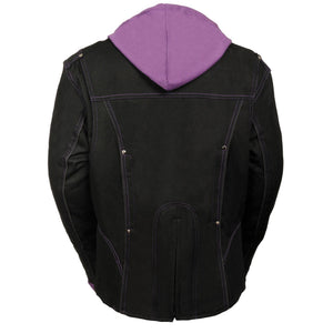 Ladies 3/4 Textile Jacket Reflective Tribal: Outside Features

Made of Durable 1300D Nylon Textile Material
Front Zipper Clos