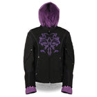 Ladies 3/4 Textile Jacket Reflective Tribal: Outside Features

Made of Durable 1300D Nylon Textile Material
Front Zipper Clos