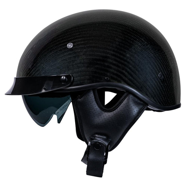 707 Cruise Half Helmet Carbon with Peak