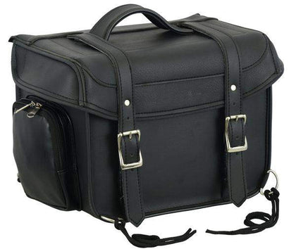 Cooler Sissy Bar Bag: Features:

Fully rigid, looks great empty or full
EZ carrying straps and top handle
Reflective piping
R
