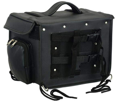 Cooler Sissy Bar Bag: Features:

Fully rigid, looks great empty or full
EZ carrying straps and top handle
Reflective piping
R