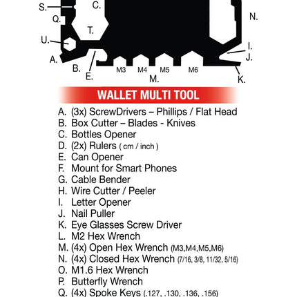 Wallet Multi Tool 43-1